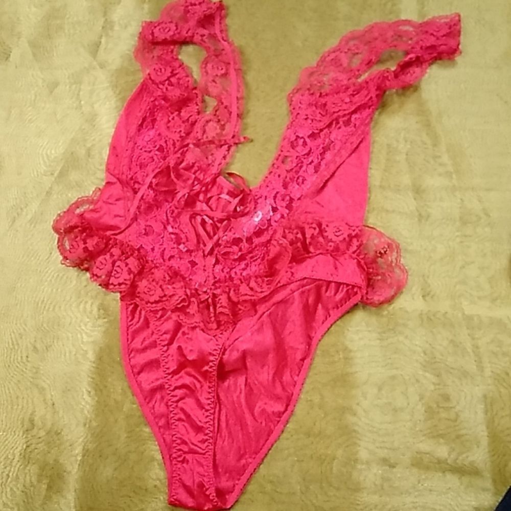 Alana Gale L’ Intima Collection Sexy Shaperwear Lace Women Size M